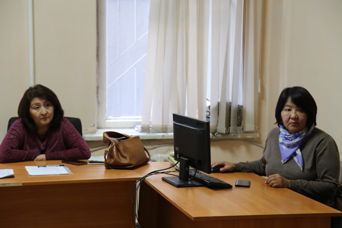 Социалдык фонддун окуу борбору мекемесинин адистери пенсиялык система тууралуу маалымат беришти